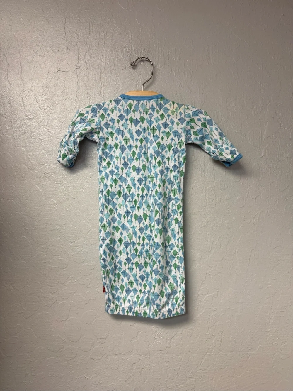 $15 ADD ON magnificent baby organic cotton‎ blue green baby gown newborn zara